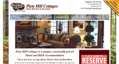Desktop Screenshot of pietyhillcottages.com